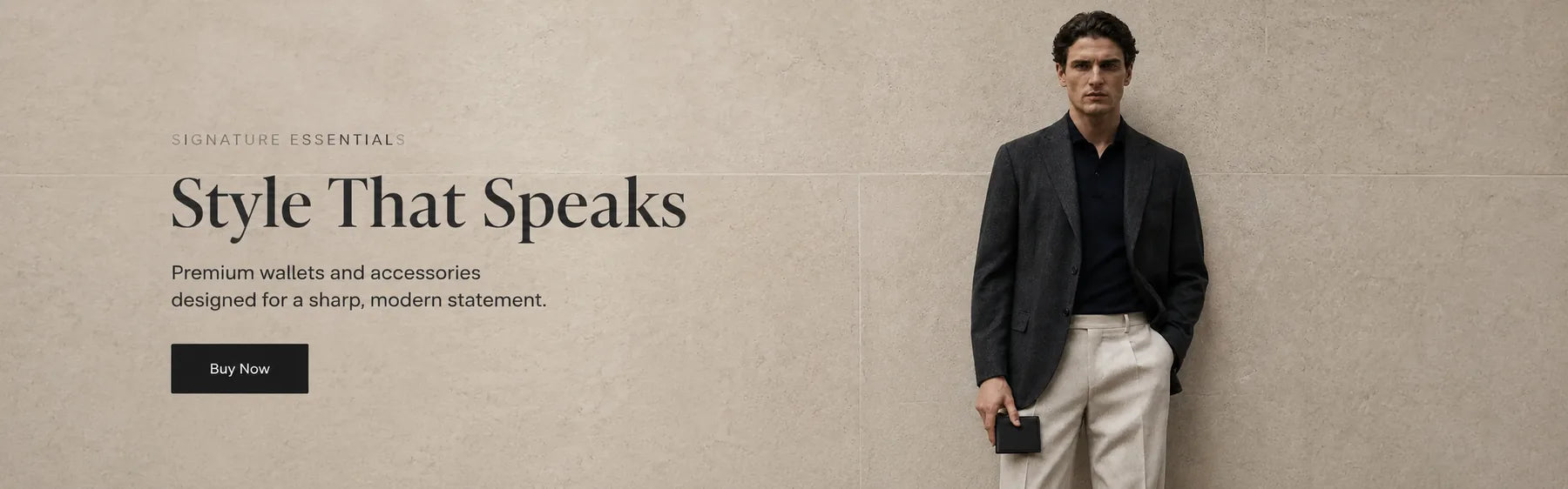 Style That Speaks — premium leather wallets and accessories