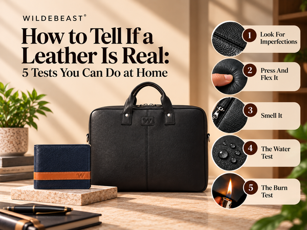 Wildebeast - How to Tell If a Leather Is Real: 5 Tests You Can Do at Home