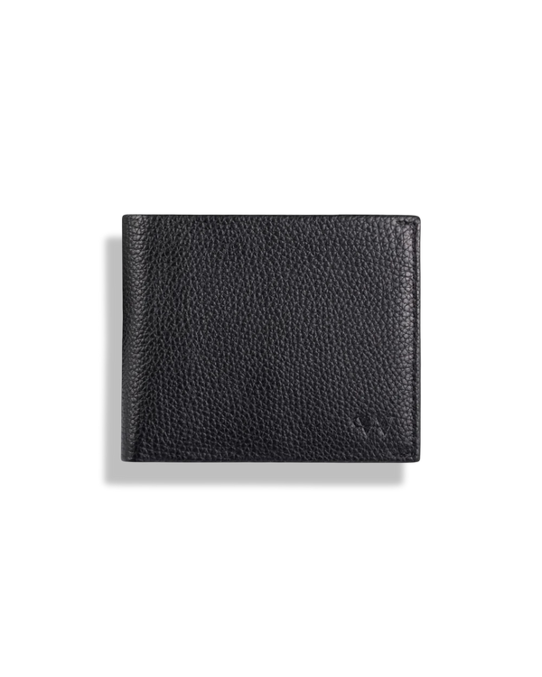 The Frontier black leather wallet by Wildebeast