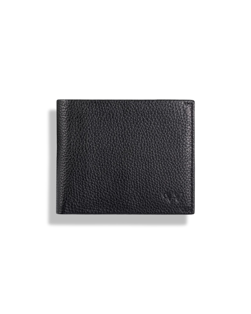The Frontier black leather wallet by Wildebeast