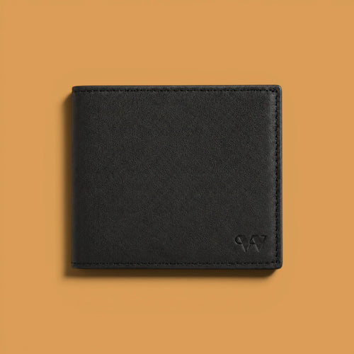 Wildebeast The Drift black Nappa leather slim wallet for men with RFID protection