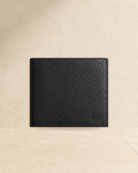 Wildebeast The Nomad Black leather wallet, front view