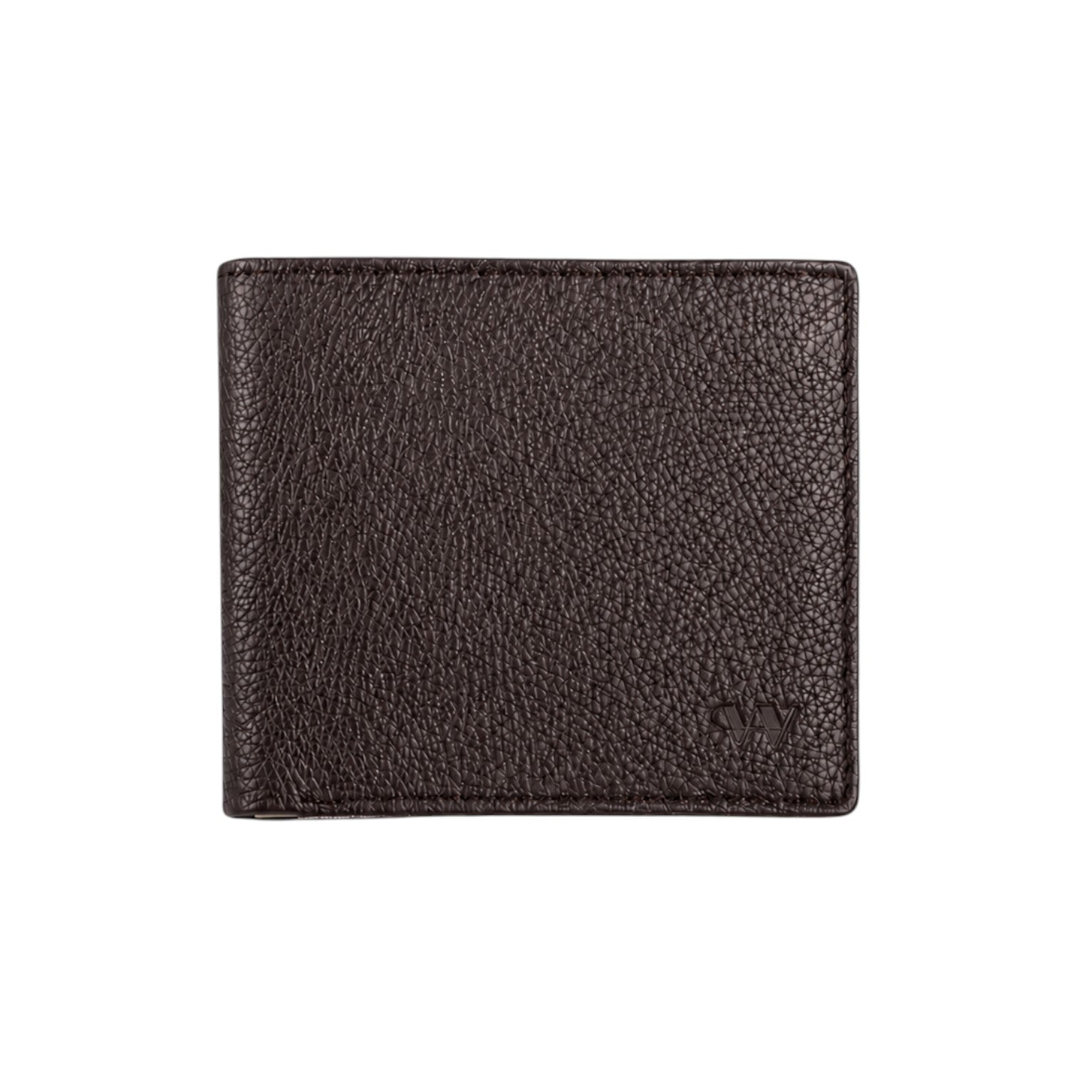 Wildebeast The Nomad brown slim bifold wallet made from premium textured European leather with RFID protection.
