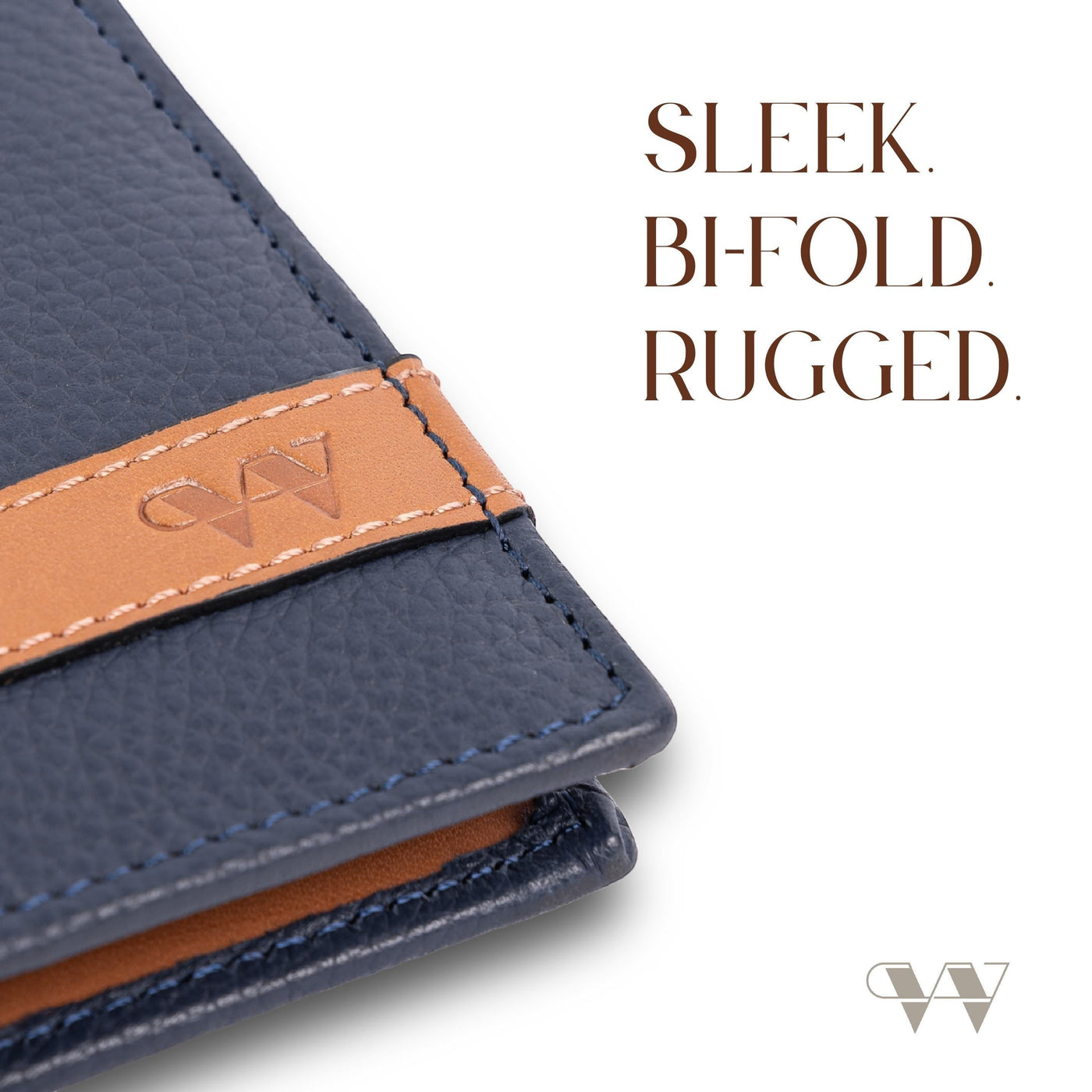 The Outrider Black men's wallet with RFID-blocking protection and reinforced stitching