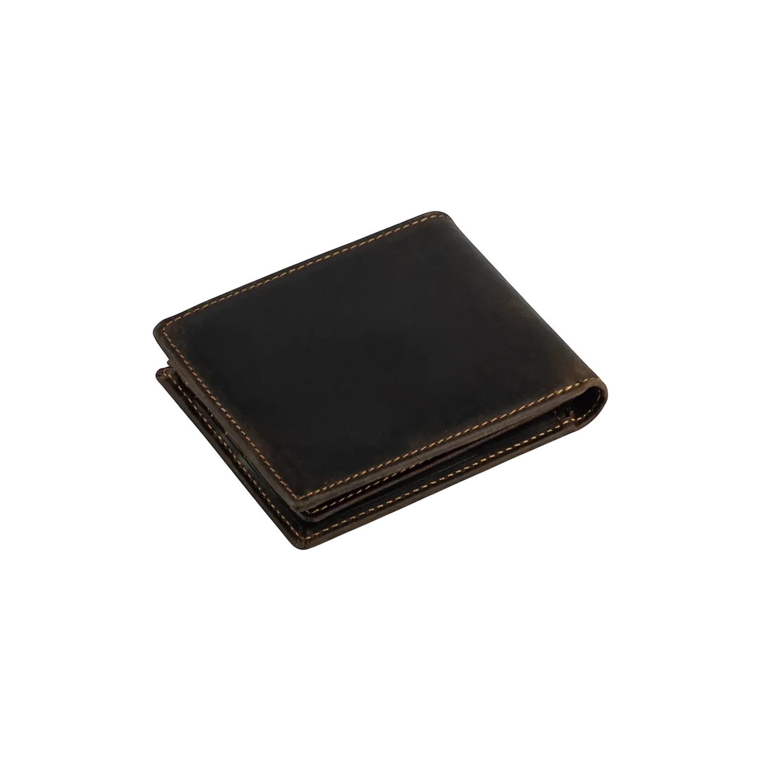 Wildebeast The Ranger rugged brown Crazy Horse leather bifold wallet with RFID protection